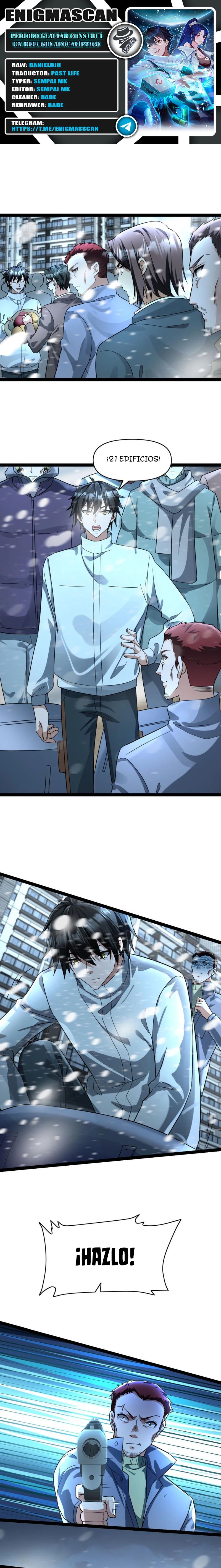 Periodo Glaciar: Construí un Refugio Apocalíptico > Capitulo 74 > Page 01