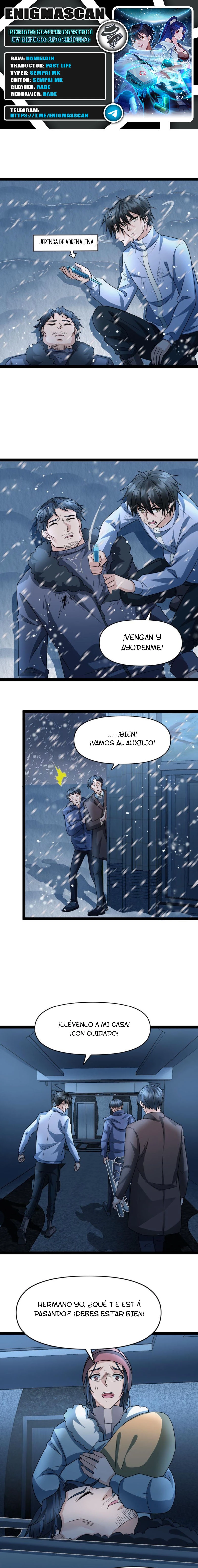 Periodo Glaciar: Construí un Refugio Apocalíptico > Capitulo 75 > Page 01