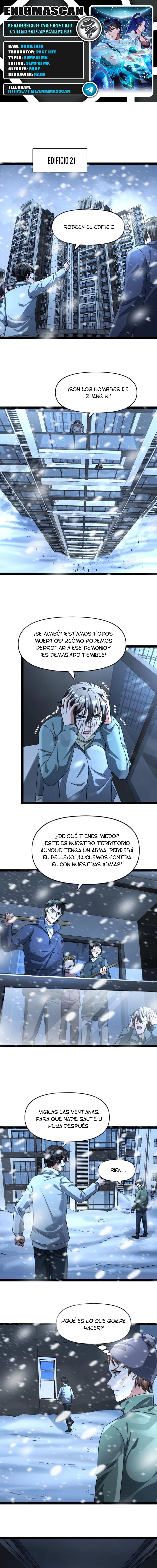 Periodo Glaciar: Construí un Refugio Apocalíptico > Capitulo 77 > Page 01