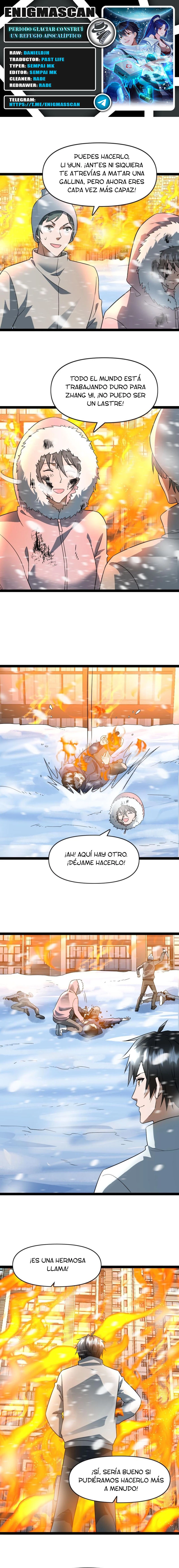 Periodo Glaciar: Construí un Refugio Apocalíptico > Capitulo 78 > Page 01