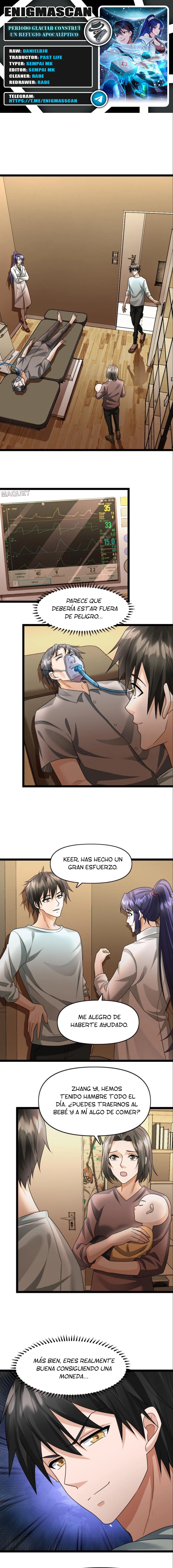 Periodo Glaciar: Construí un Refugio Apocalíptico > Capitulo 79 > Page 01