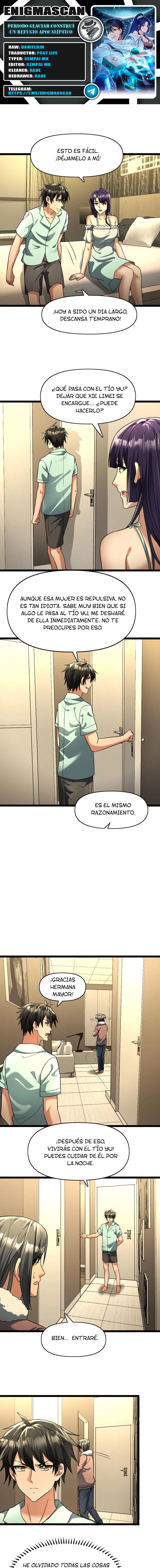 Periodo Glaciar: Construí un Refugio Apocalíptico > Capitulo 80 > Page 01