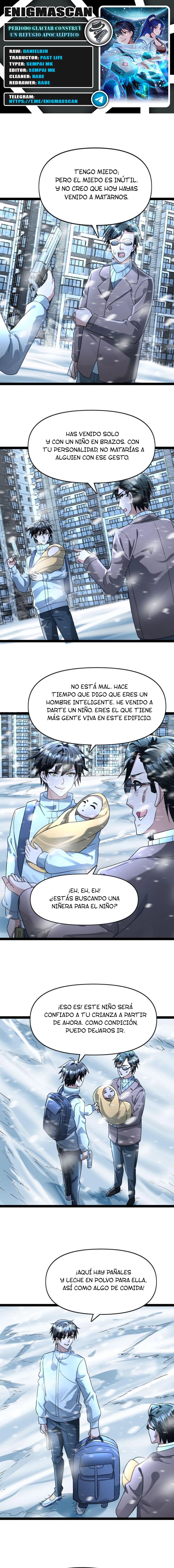 Periodo Glaciar: Construí un Refugio Apocalíptico > Capitulo 87 > Page 01