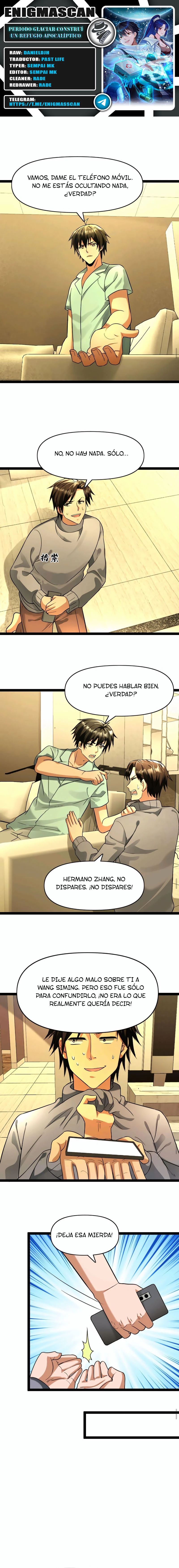 Periodo Glaciar: Construí un Refugio Apocalíptico > Capitulo 89 > Page 01