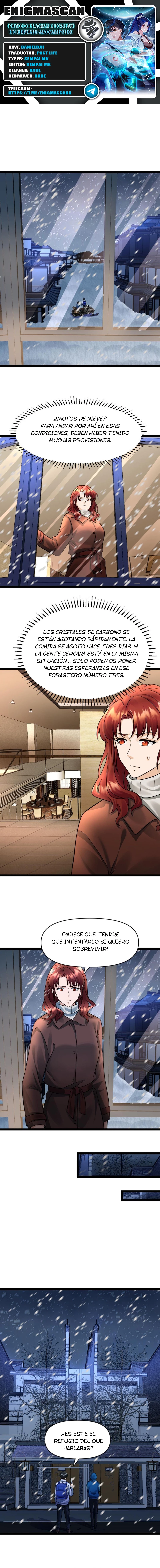Periodo Glaciar: Construí un Refugio Apocalíptico > Capitulo 94 > Page 01