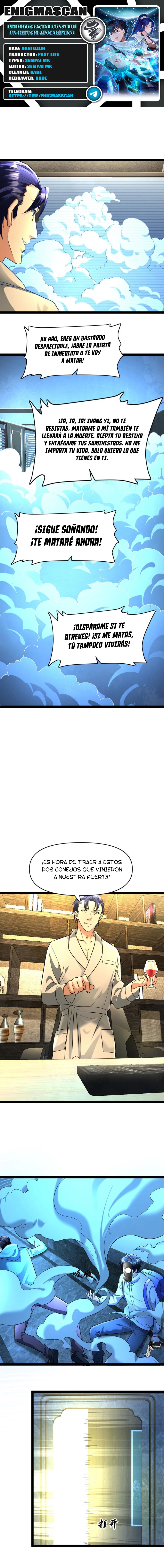 Periodo Glaciar: Construí un Refugio Apocalíptico > Capitulo 95 > Page 01
