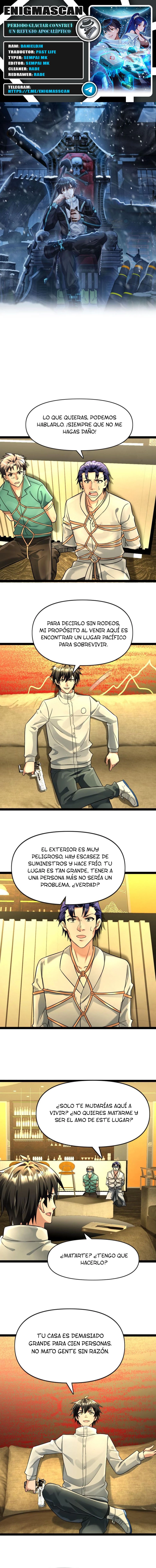 Periodo Glaciar: Construí un Refugio Apocalíptico > Capitulo 97 > Page 01