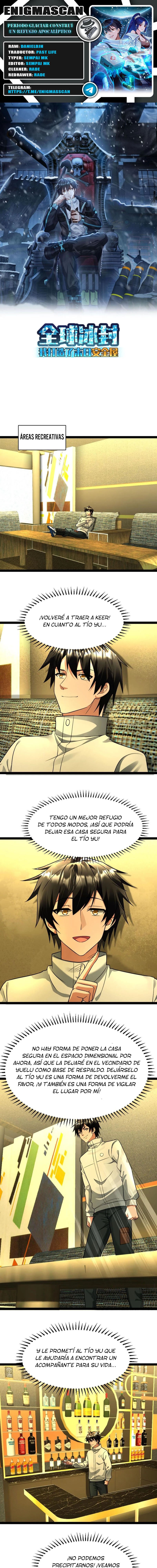 Periodo Glaciar: Construí un Refugio Apocalíptico > Capitulo 99 > Page 01