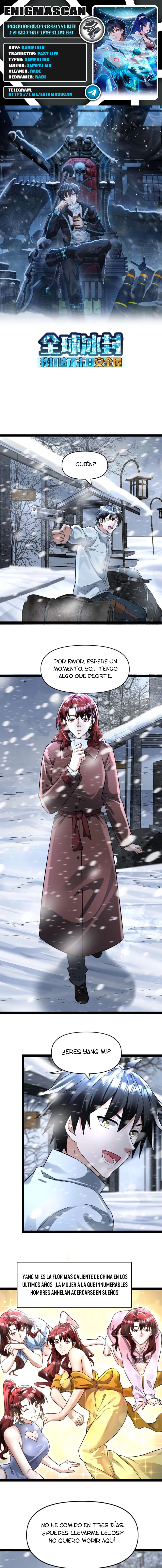 Periodo Glaciar: Construí un Refugio Apocalíptico > Capitulo 100 > Page 01