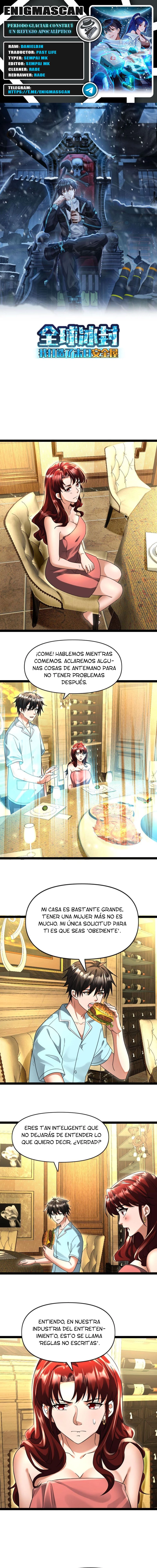 Periodo Glaciar: Construí un Refugio Apocalíptico > Capitulo 102 > Page 01