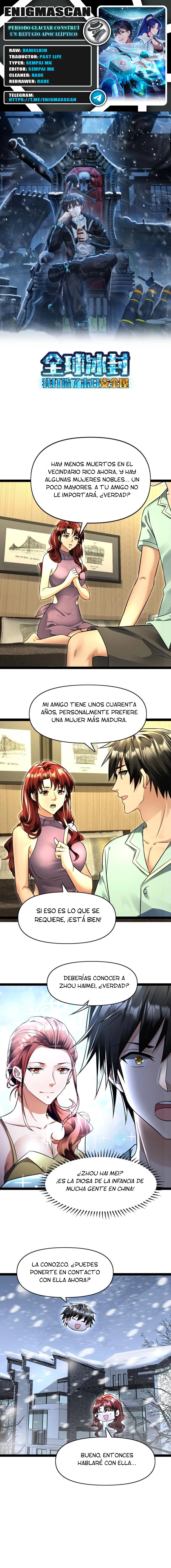 Periodo Glaciar: Construí un Refugio Apocalíptico > Capitulo 103 > Page 01