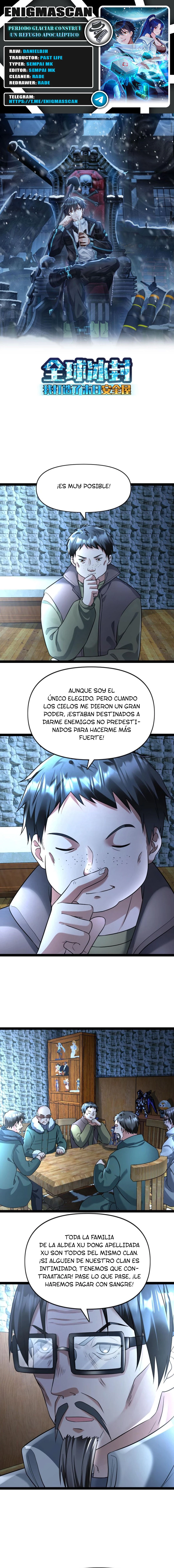 Periodo Glaciar: Construí un Refugio Apocalíptico > Capitulo 106 > Page 01