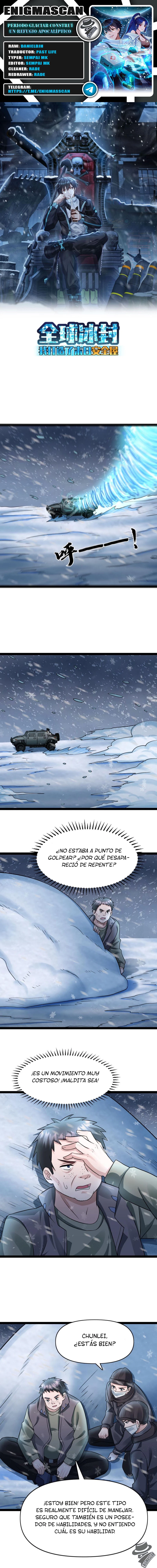 Periodo Glaciar: Construí un Refugio Apocalíptico > Capitulo 109 > Page 01