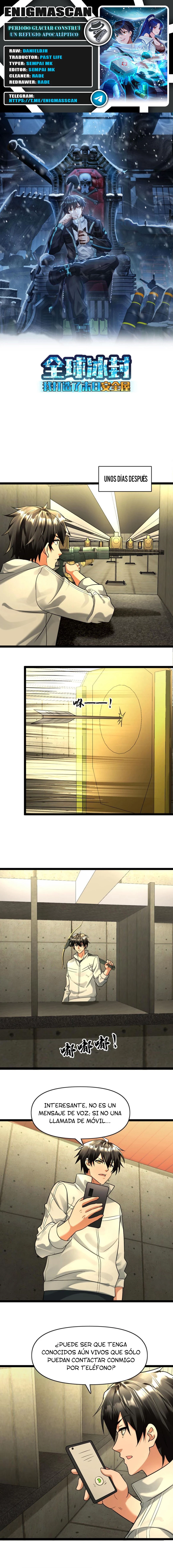 Periodo Glaciar: Construí un Refugio Apocalíptico > Capitulo 113 > Page 01