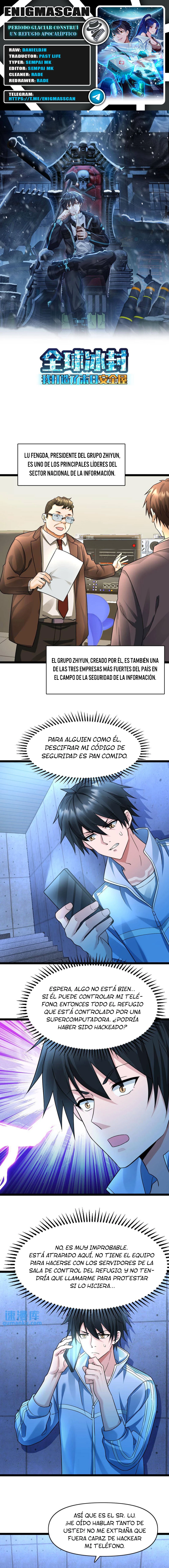 Periodo Glaciar: Construí un Refugio Apocalíptico > Capitulo 114 > Page 01