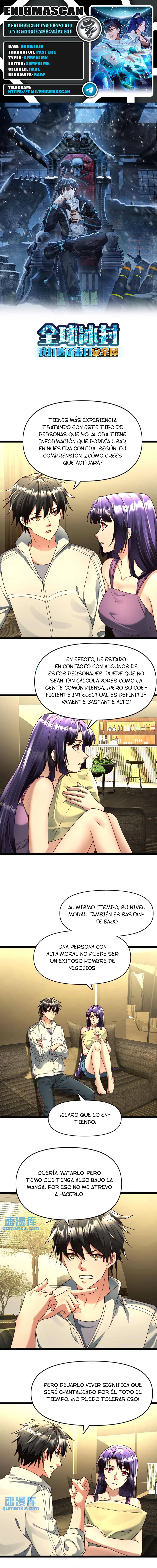 Periodo Glaciar: Construí un Refugio Apocalíptico > Capitulo 115 > Page 01