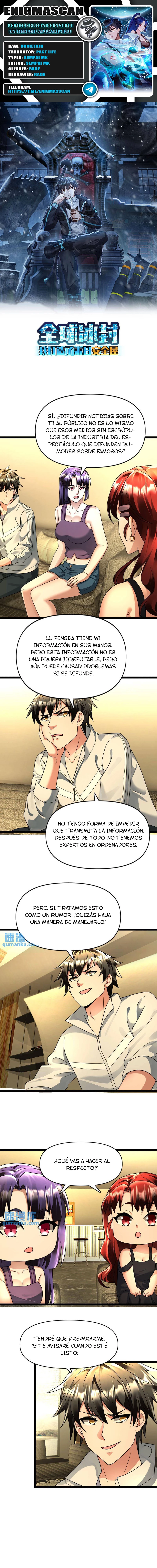 Periodo Glaciar: Construí un Refugio Apocalíptico > Capitulo 116 > Page 01