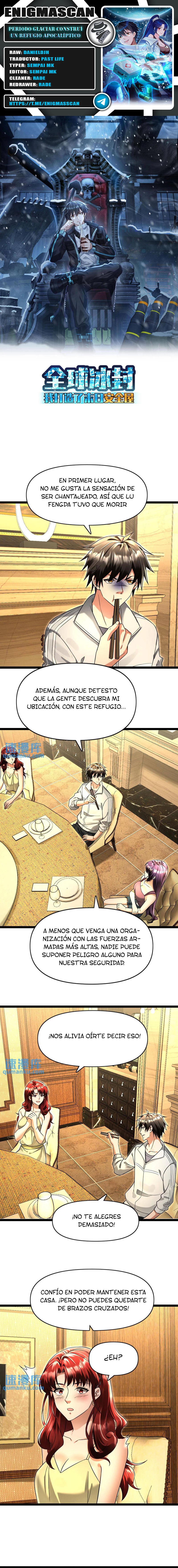 Periodo Glaciar: Construí un Refugio Apocalíptico > Capitulo 119 > Page 01