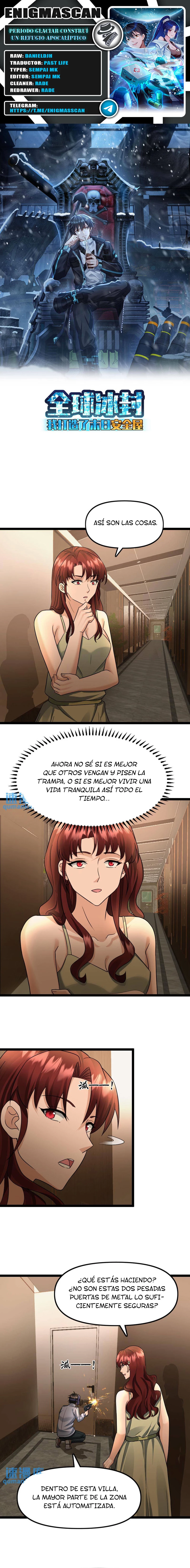 Periodo Glaciar: Construí un Refugio Apocalíptico > Capitulo 121 > Page 01