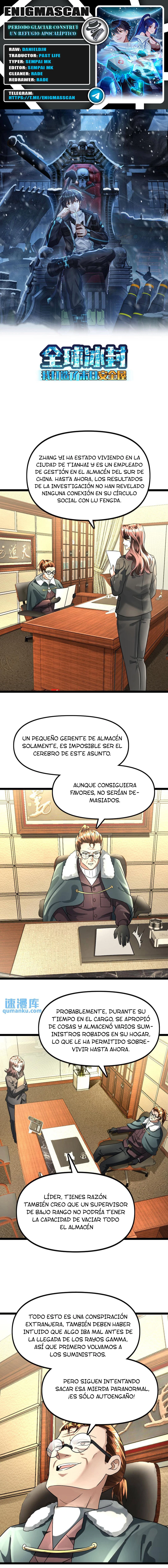 Periodo Glaciar: Construí un Refugio Apocalíptico > Capitulo 123 > Page 01