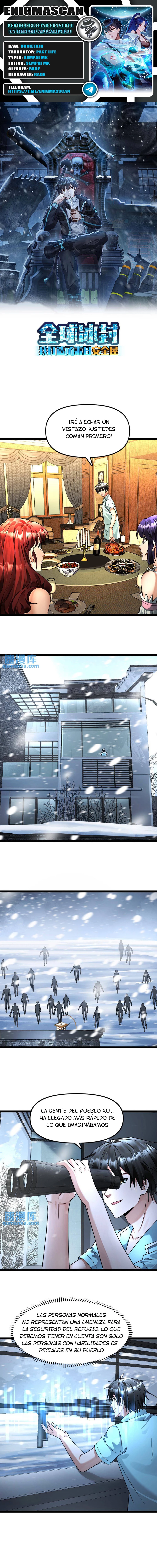 Periodo Glaciar: Construí un Refugio Apocalíptico > Capitulo 125 > Page 01