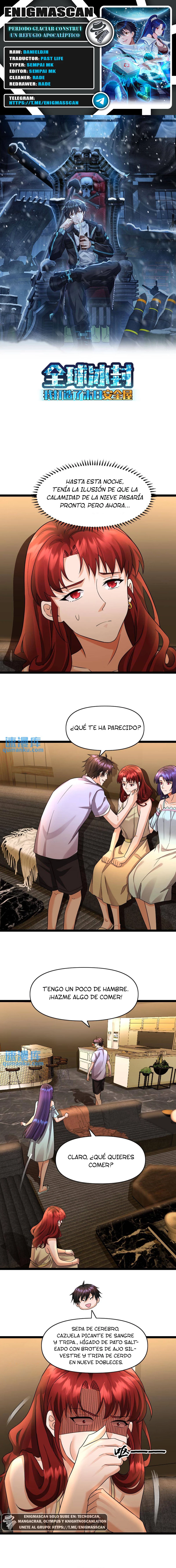 Periodo Glaciar: Construí un Refugio Apocalíptico > Capitulo 131 > Page 01