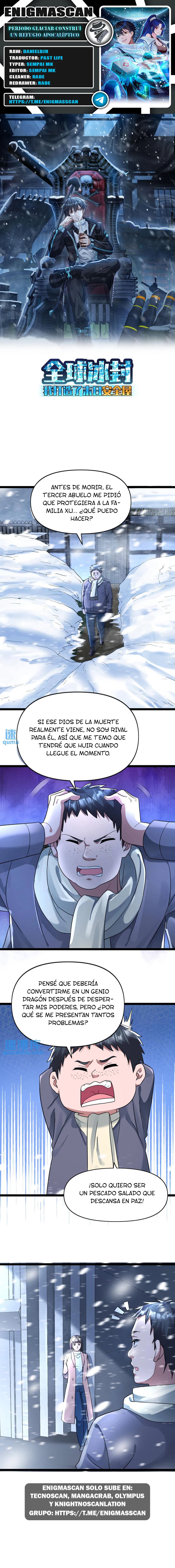 Periodo Glaciar: Construí un Refugio Apocalíptico > Capitulo 132 > Page 01