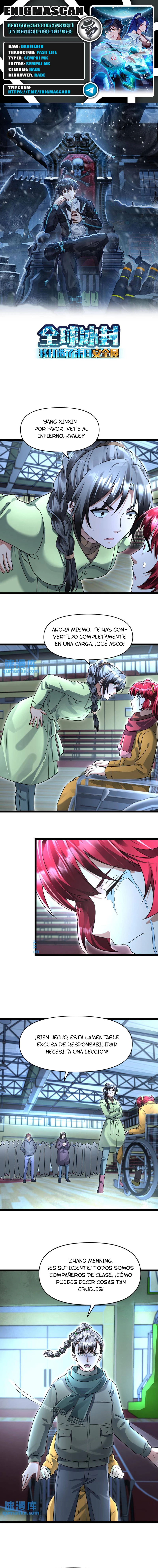 Periodo Glaciar: Construí un Refugio Apocalíptico > Capitulo 146 > Page 01