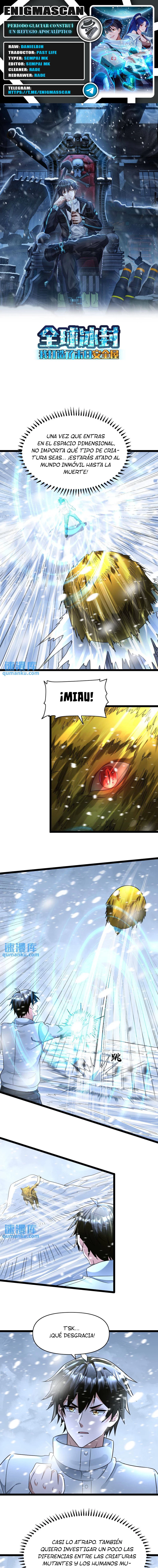 Periodo Glaciar: Construí un Refugio Apocalíptico > Capitulo 152 > Page 01