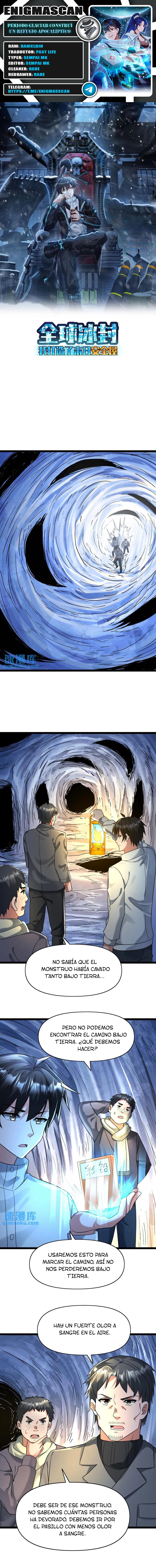 Periodo Glaciar: Construí un Refugio Apocalíptico > Capitulo 153 > Page 01