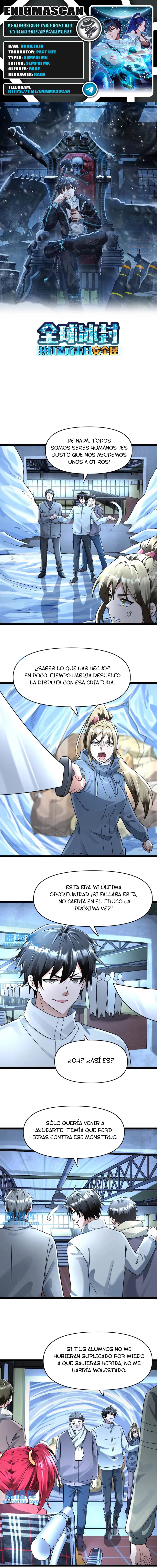 Periodo Glaciar: Construí un Refugio Apocalíptico > Capitulo 157 > Page 01