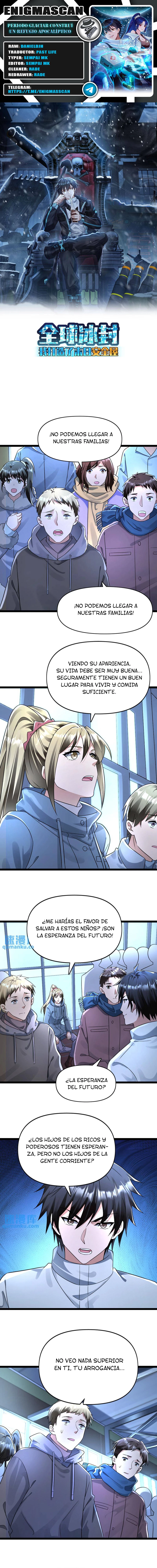 Periodo Glaciar: Construí un Refugio Apocalíptico > Capitulo 158 > Page 01