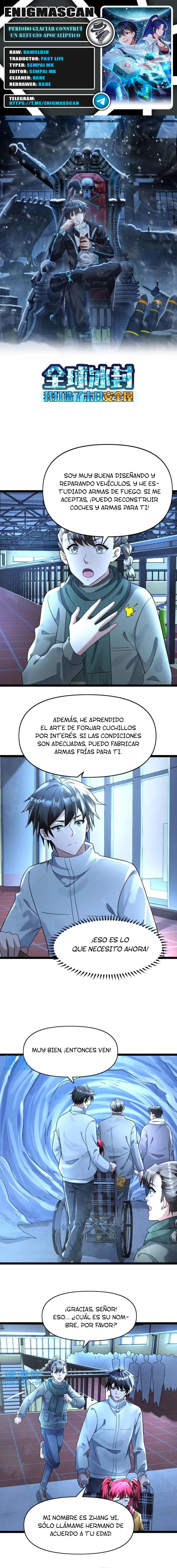 Periodo Glaciar: Construí un Refugio Apocalíptico > Capitulo 159 > Page 01