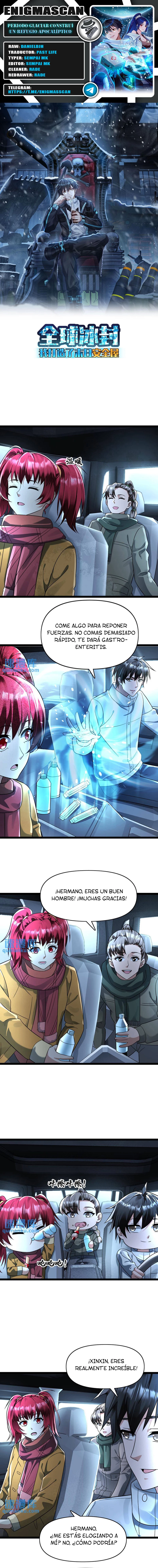 Periodo Glaciar: Construí un Refugio Apocalíptico > Capitulo 160 > Page 01