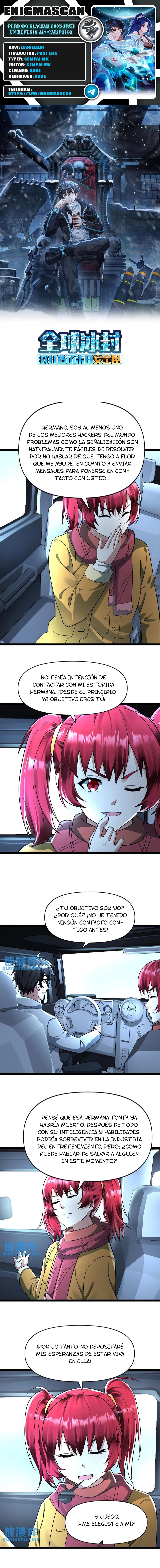 Periodo Glaciar: Construí un Refugio Apocalíptico > Capitulo 162 > Page 01