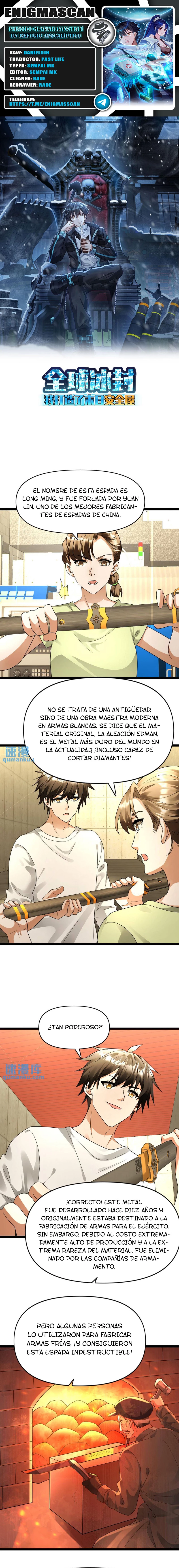 Periodo Glaciar: Construí un Refugio Apocalíptico > Capitulo 165 > Page 01