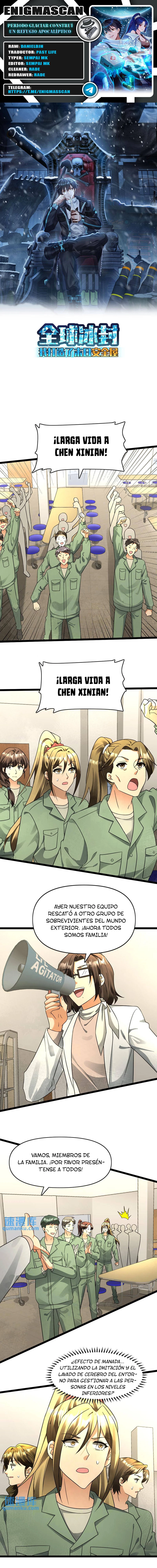 Periodo Glaciar: Construí un Refugio Apocalíptico > Capitulo 175 > Page 01