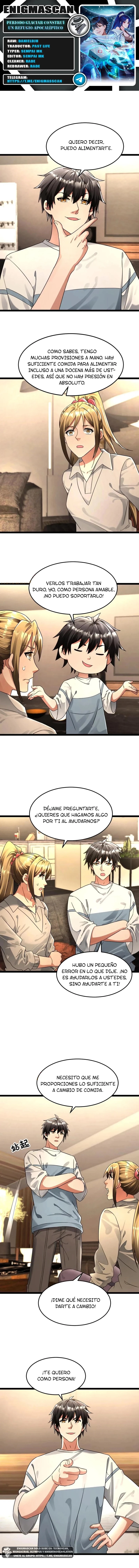 Periodo Glaciar: Construí un Refugio Apocalíptico > Capitulo 249 > Page 01