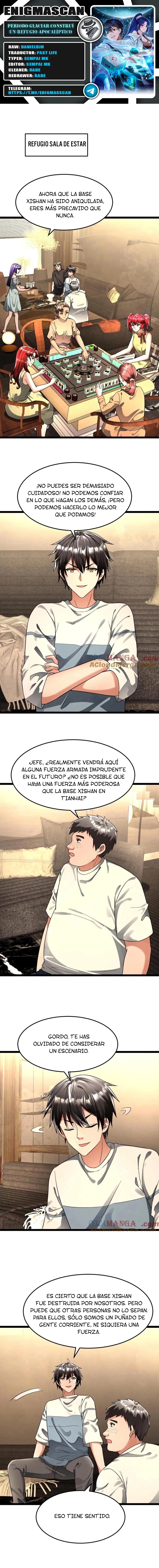 Periodo Glaciar: Construí un Refugio Apocalíptico > Capitulo 252 > Page 01